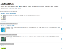 Tablet Screenshot of miencottage.blogspot.com