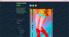 Desktop Screenshot of impromptuchef.blogspot.com