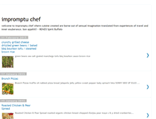 Tablet Screenshot of impromptuchef.blogspot.com