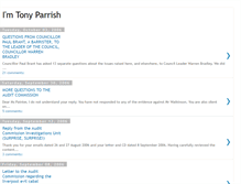 Tablet Screenshot of imtonyparrish.blogspot.com