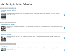 Tablet Screenshot of irishfamilycalcutta.blogspot.com