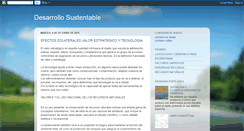 Desktop Screenshot of desarrollosustentable11.blogspot.com