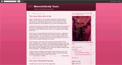 Desktop Screenshot of masochisticallyyours.blogspot.com