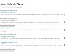 Tablet Screenshot of masochisticallyyours.blogspot.com
