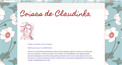 Desktop Screenshot of claudinhacoisasetal.blogspot.com