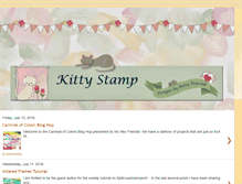 Tablet Screenshot of kittystamp.blogspot.com