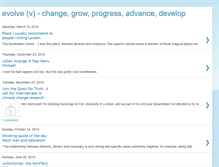 Tablet Screenshot of evolverine.blogspot.com