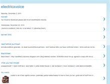 Tablet Screenshot of electricxvoice.blogspot.com