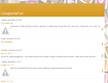 Tablet Screenshot of couponisfun.blogspot.com