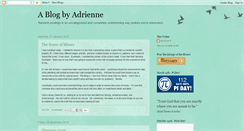 Desktop Screenshot of ablogbyadrienne.blogspot.com