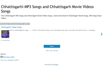 Tablet Screenshot of chattisgarhisongs.blogspot.com