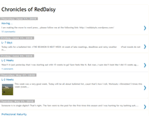 Tablet Screenshot of chroniclesofreddaisy.blogspot.com