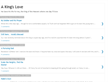 Tablet Screenshot of akingslove.blogspot.com