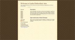 Desktop Screenshot of lankaembroideryarts.blogspot.com