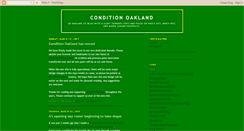 Desktop Screenshot of conditionoakland.blogspot.com