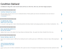 Tablet Screenshot of conditionoakland.blogspot.com