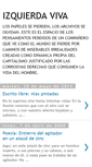 Mobile Screenshot of izquierdaviva.blogspot.com