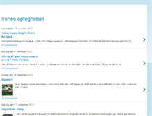 Tablet Screenshot of irenesoptegnelser.blogspot.com