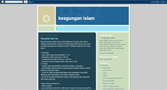 Desktop Screenshot of keagungan-islam.blogspot.com