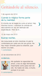 Mobile Screenshot of gritaandolealsilencio.blogspot.com
