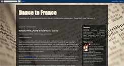 Desktop Screenshot of dancetofrance.blogspot.com