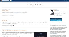 Desktop Screenshot of nateisablog.blogspot.com