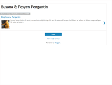 Tablet Screenshot of fesyenpengantin.blogspot.com