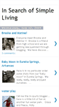 Mobile Screenshot of insearchofsimpleliving.blogspot.com