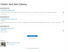 Tablet Screenshot of centrejovesantllorenc.blogspot.com