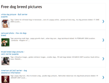 Tablet Screenshot of free-dog-breed-pictures.blogspot.com