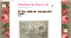 Desktop Screenshot of handmadebymomme.blogspot.com