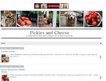 Tablet Screenshot of picklesandcheeseblog.blogspot.com