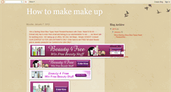 Desktop Screenshot of make-up-how-to.blogspot.com