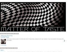 Tablet Screenshot of matteroftastesl.blogspot.com