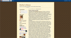 Desktop Screenshot of darbaiirdienos.blogspot.com