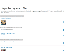 Tablet Screenshot of linguaportuguesa9.blogspot.com