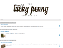 Tablet Screenshot of luckypennydesigns.blogspot.com