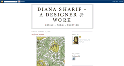 Desktop Screenshot of dianasharif.blogspot.com