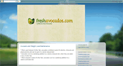 Desktop Screenshot of elcapitanavocados.blogspot.com