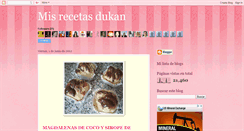Desktop Screenshot of miisrecetasdukan.blogspot.com