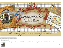 Tablet Screenshot of impressionsforthehome.blogspot.com