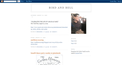Desktop Screenshot of birdandbell.blogspot.com