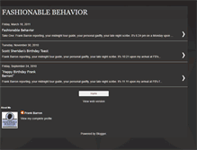 Tablet Screenshot of fashionablebehavior.blogspot.com