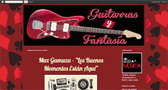 Desktop Screenshot of guitarrasyfantasia.blogspot.com