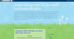 Desktop Screenshot of jesusindarwin.blogspot.com