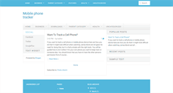 Desktop Screenshot of cell-phone-tracker.blogspot.com