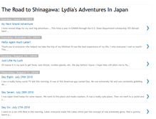 Tablet Screenshot of lydiainjapan.blogspot.com