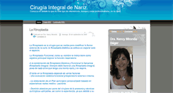 Desktop Screenshot of cirugiaintegraldenariz.blogspot.com