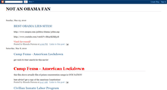 Desktop Screenshot of notafanofobama.blogspot.com