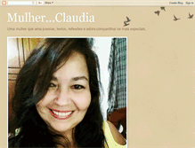 Tablet Screenshot of mulherclaudia.blogspot.com